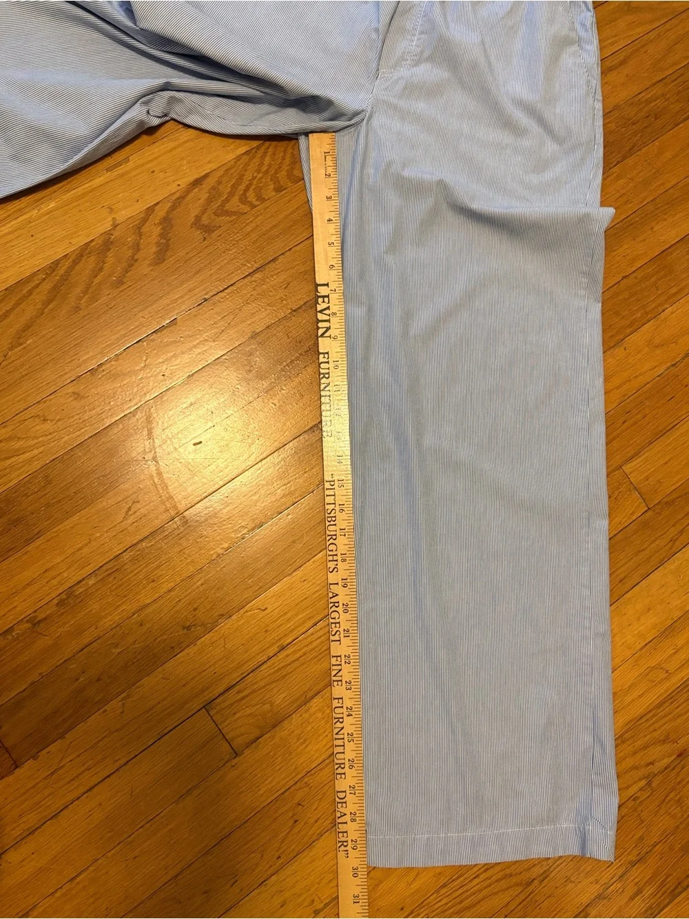 Cotton On Australia Boxer Style Lounge Pajama Pant Med Large Lt BluePinstripe